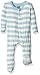 KicKee Pants Baby Essentials Print Footie, Pond Stripe, 0-3 Months