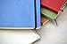 Clairefontaine - Ref 793432C - Age Bag Thread-Bound Notebook (192 Pages) - A5 Size, Dot Rulings, 90gsm Brushed Vellum Paper, Elastic Closure - Red Cover
