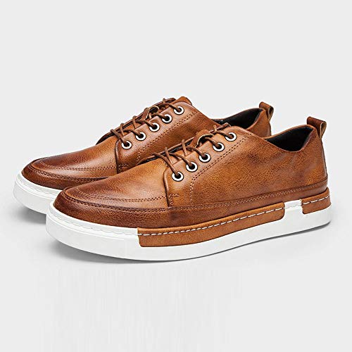 Christmas Deals! Teresamoon Men's Lace-Up Shoes Driving Leather Sneakers Casual Shoes Formal Business Shoes - Thumbnail 5