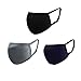 FakeFace 3 Pieces Unisex Adult PM 2.5 Cotton & Activated Carbon Anti-fog Anti Dust Face Mouth Warm Masks Healthy Air Filter Dustproof Antivirus Antibacterial Protective Guaze Masks