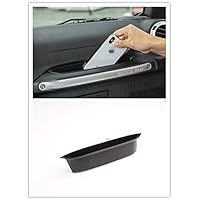 Highitem Auto Passenger Side Storage Box Container Organizer ABS Black Interior Accessory Interior Accessory Fit for Jeep Wrangler JK 2011-2017
