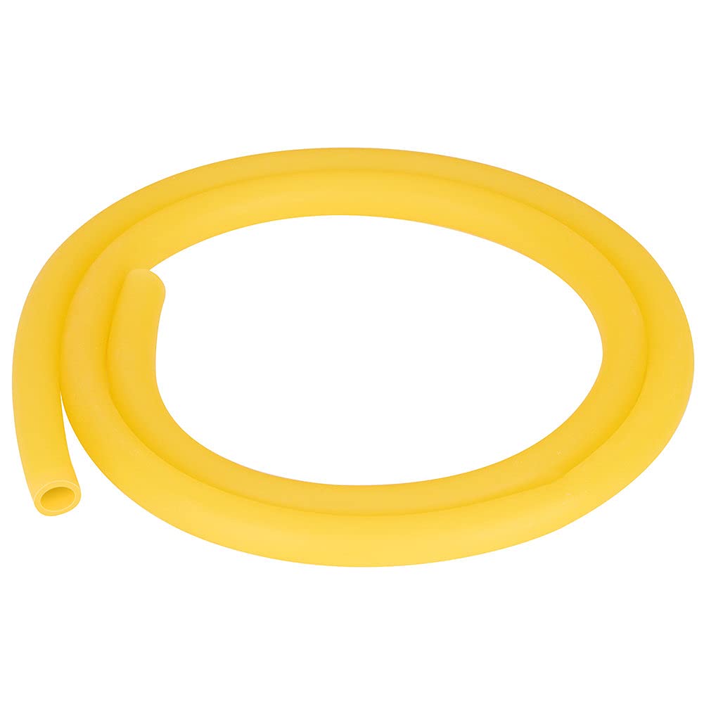 Labasics Rubber Tubing, Pure Latex Amber Tubing Natural Rubber Tube 7/16 inch (12 mm) OD 5/16 inch (8 mm) ID Highly Elastic and Strong, 1 Meter