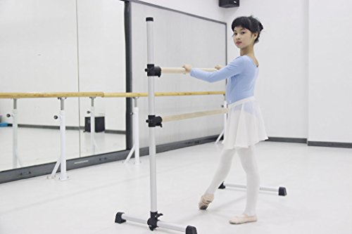 image for WYZworks Double Ballet Barre Yoga Stretch Dance Training Bar 4 feet - 