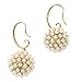 TS Luxury Pearl Inlaid Fireball Spherical Drop Earrings