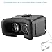 VR Glasses, Fuleadture 3D Virtual Reality Headset Video Movie Games Google Cardboard for iPhone 6s Plus and Other 4.0 - 6.0 inch Smartphones