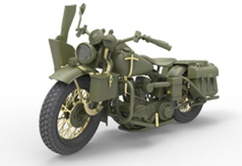 MiniArt Models 1/35 U.S. Military Policeman with Motorcycle Model Kit