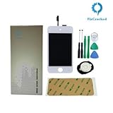 iPod Touch (4th Gen) Display Assembly,White iPod Touch 4 LCD Screen Replacement Front Glass Digitizer + LCD Full Assembly + 7 Piece Tool Kit + 3M Adhesive+Step by Step Instruction
