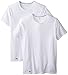 Lacoste Men's 2-Pack Colours Cotton Stretch Crew T-Shirt, White, Small