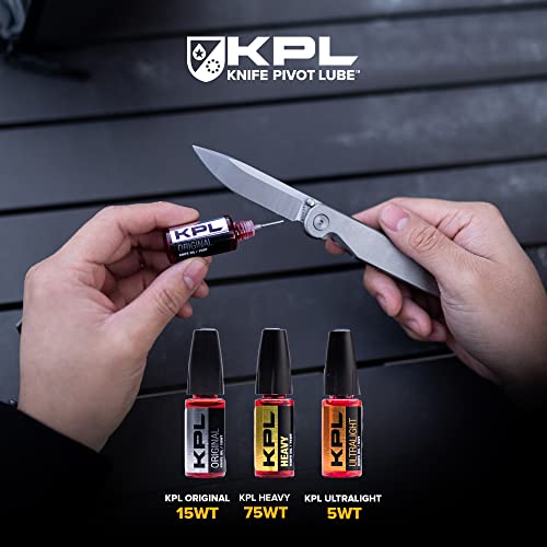 Knife Pivot Lube Heavy, Original, & Ultralight Combo Pack Knife Oil for