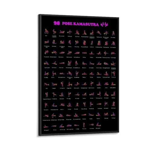 Pose Kamasutra Instruction Poster Sex Guide Workout