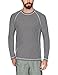 Amazon Essentials Men's Long-Sleeve Quick-Dry UPF 50 Swim Tee, Charcoal, X-Large