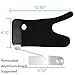 LARDROK wrist support,wrist band,Adjustable Night Sleep Splint Wrist Brace -for Carpal Tunnel,Tendonitis and Arthritis Pain Relief, One Size, A Pair, Black