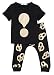 2pcs Cotton Newborn Baby Infant Boy Clothes Sets T-shirt Top+Long Pants Outfits