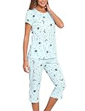 PNAEONG Women’s Pajama Set - Cotton-Blend