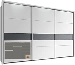 Webesto Armario de Puertas correderas, Aprox. 340 cm, Incluye paspartú