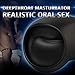 Male Masturbator Cup with 7 Pulse & 14 Powerful Vibration Modes for Men Masturbation, Fondlove Electric Vibrating Thrusting Stroker for Penis Glans Stimulation Adult Oral Blowjob Sex Toys