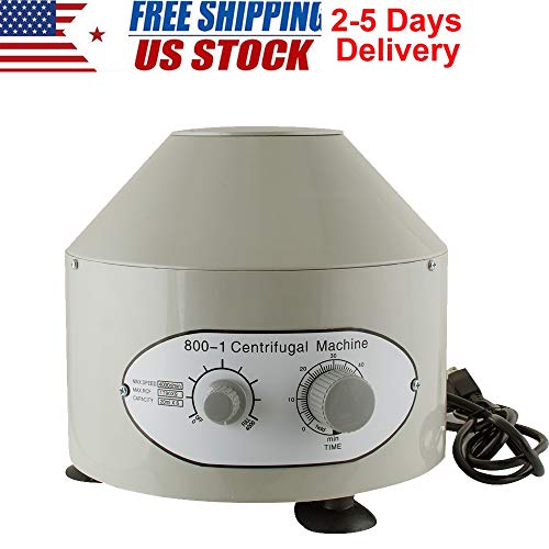 Electric Centrifuge Machine 4000rpm Desktop Lab Laboratory Practice Centrifuge 110V