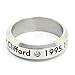 Fanstown Clifford Handmade Titanium Birthday Ring Necklace