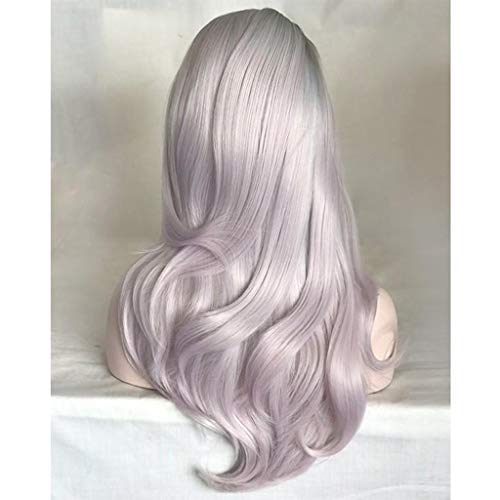 Clearance Sale! Exteren Curly Wig Women Fashion Lady Pink Gradient Long Curls Hair Cosplay Party Wig (Pink)