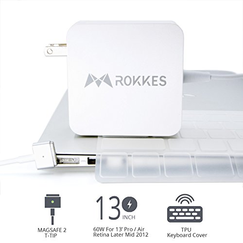 Mac macbook 13   pro / air charger – 60w magsafe2 t-t…