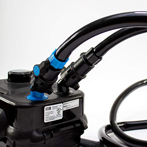 PennPlax Cascade 500 Aquarium Canister Filter Provides Physical, Biological, and Chemical