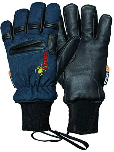 Rostaing Unisex's Trexs Spider Gloves, Navy Blue Back, 7 / S