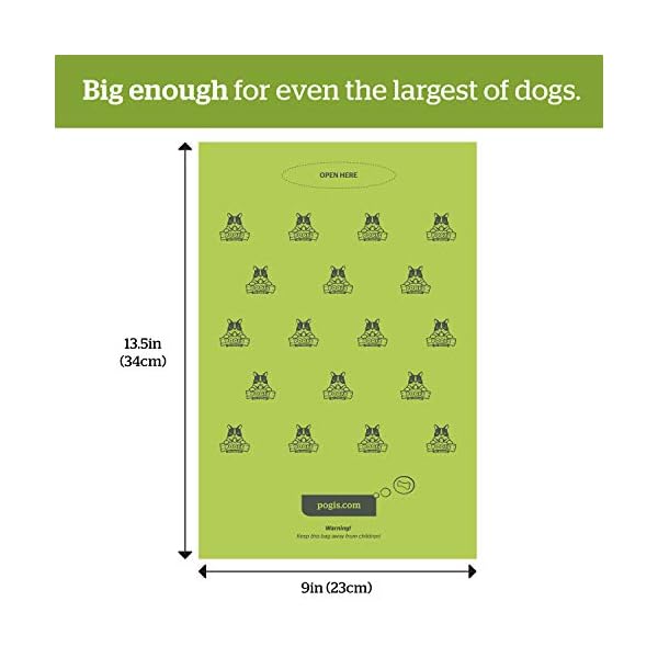 Pogis-Poop-Bags-50-Rolls-750-Dog-Poo-Bags-2-Dispensers-Scented-Leak-Proof-Biodegradable-Poo-Bags-for-Dogs Pogi's Biodegradable Dog Poo Bags - 50 Rolls (750 Dog Bags) +2 Dog Poo Bag Holders - Ultra Thick, Leak-Proof, Scented…