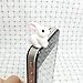 ZOEAST Lovely Animal World White Rabbit Little Deer Pegasus White Whale Swan Yellow Duck Honeybee Ram White Sheep Cow Zebra Elephant Resin Animal Dust Plug 3.5mm Phone Accessory Cell Phone Plug iPhone Dust Plug Samsung Plug Phone Charm Headphone Jack Earphone Cap Ear Cap Dust Plug (White Rabbit)
