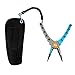 Sportsun Professional Grade Fishing Pliers, Aluminum Fishing Pliers, Saltwater Sheath Braid Cutter Fish Tool Holder with Lanyard