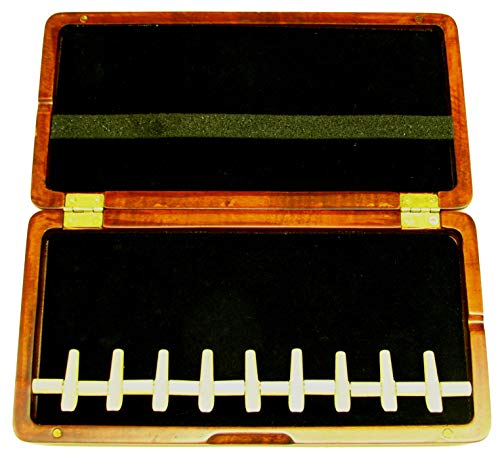 9-Reed Bassoon Reed Case Stained Wood