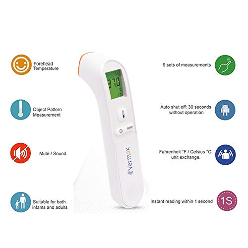 Enjoy Saving 30 50 Off Non Contact Infrared Thermometer Licensed Adult Kid Baby Thermometer High Accuracy And Fast Reading Forehead And Body Thermometer Industrial Scientific Big Discount Allstarlogistica Com