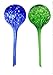 M-Aimee 2pcs Mini Glass Ball Automatic Watering Globes Plants Flowers Irrigation Tool (Blue + Green)