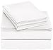 Amazon Brand – Pinzon Cotton Flannel Bed Sheet Set - Full, White