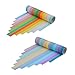 HAUTOCO 24 Rolls Solid Color Washi Masking Tape Set, 15mm Wide DIY Decorative Washi Tape for Scrapbook, Journal, Planner, Gift Wrapping, DIY Arts and Crafts