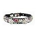 PETFAVORITES Rhinestone Floral Dog Cat Collar - Bling Dog Birthday Jewelry for Small Dogs Girl - Female Chihuahua Yorkie Clothes Costume Accessories, Adjustable Buckle (Pattern B, Size S)