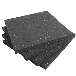 EKON 4-Pack RV Leveling Rubber Pads 12x12x.75
