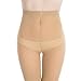 MANZI Women's Solid Color Comfortable Convertible Ballet Tights 3 Pairs Pack (women S/M,Nude)