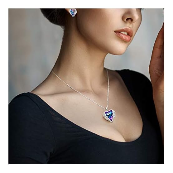 CDE-Angel-Wing-Heart-Necklaces-and-Earrings-Christmas-Jewelry-Gifts-Embellished-with-Crystals-from-Swarovski-18K-White-Gold-Plated-Jewelry-Set-for-Women CDE-Angel-Wing-Heart-Necklaces-and-Earrings-Christmas-Jewelry-Gifts-Embellished-with-Crystals-from-Swarovski-18K-White-Gold-Plated-Jewelry-Set-for-Women