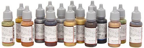 Vallejo Leather & Metal Set (16 Colors)