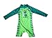 BONVERANO(TM Infant Boy's UPF 50+ Sun Protection L/S One Piece Zip Sun Suit (9-12 Months) Green