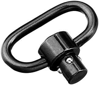 Two Point Sling Adjustable Strap ,Metal Quick Release HK Snap Clip Hooks,QD Sling Swivel Mount Quick Detach Sling Swivel Flush Push Button By SLYZX (QD Sling Swivel#1)