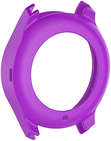 Pinkashop for Samsung Gear S3 Watch Case,Soft Silicone Cover Case For Samsung Galaxy Gear S3 Classic SM-R770 Smart Watch (Purple)