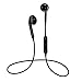 Wireless Headphones Bluetooth 4.1 Earbuds with Mic Sport Stereo Headset, Sweat Proof Earphones (Black)