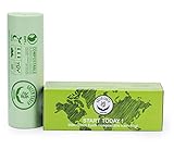 Green Earth Compostable Biodegradable Food Scraps Waste Kitchen Trash Bags, 3 Gallon,11.35 Liter, 300-Count, Superior Strength 0.75 Mil Thickness,US BPI ASTM D6400 and Europe OK Compost Home Certified