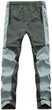 Ynport Couple Softshell Waterproof Windproof Fleece Authentic Mountain Pants (L, Army Green for Men)