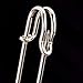Wish You Have a Nice Day 30pcs 2.5 Inch Heavy Duty Giant Silver Safety Pins for Blankets, Skirts, Kilts, Knitted Fabric,Crafts (2.5inch, Silver)