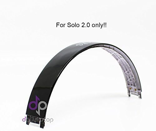 doublestop Black Color Replacement Headband top parts for Monster Beats by Dre Solo 2.0 repair part