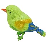 Voice Activate Chirping Sound,Control Magical Singing Plastic Bird,Funny Toy Gift for Kids,By Gbell