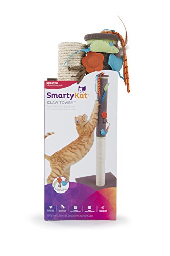 SmartyKat Claw Tower Cat Scratching Post