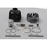 50 Caliber Racing Complete Top End Cylinder Rebuild Kit OE Specs Manufactured fits 1984-1987 Suzuki LT50 Pitbikes Part